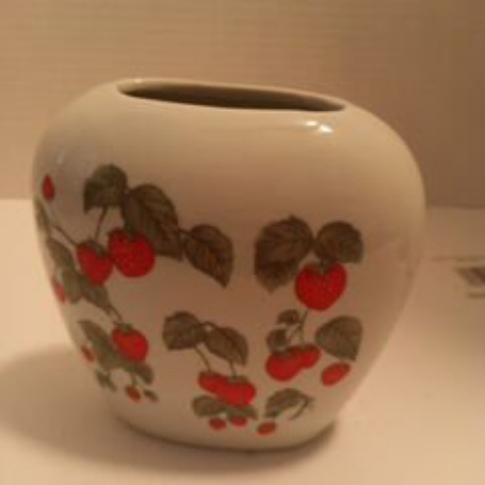 Strawberry vase